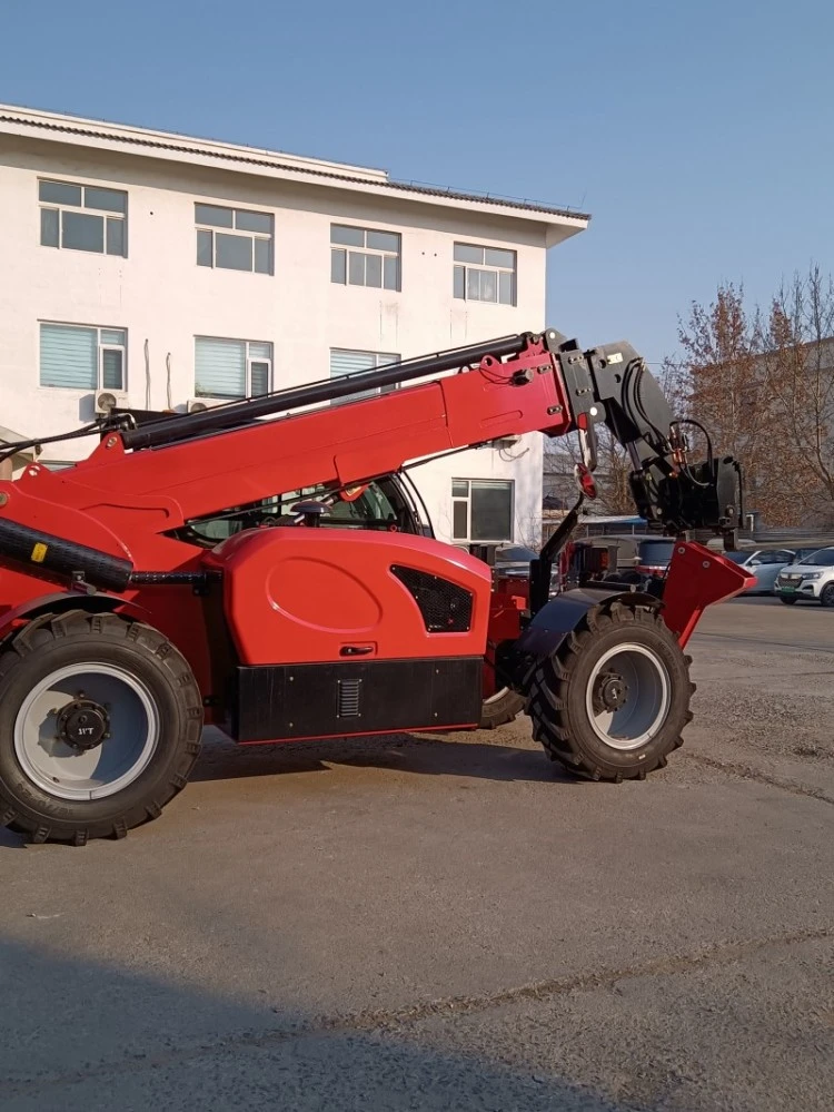 5m telescopic handler in warehouse